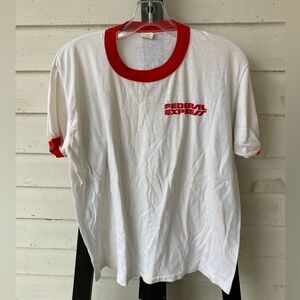 Vintage Federal Express White and Red T-Shirt